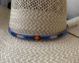 Blue Arrow Hat band 1/4" Wide