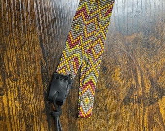 Red/Yellow Diamond hat band 5/8" Wide