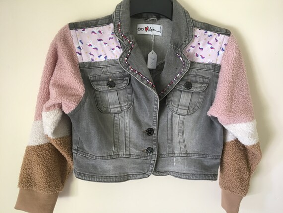 denim jacket with jumper