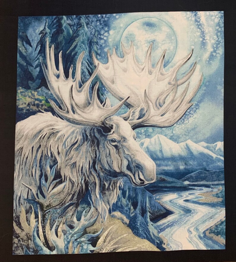 Quilting Fabric Panel. Winters Majesty by Jody Bergsma for Etsy