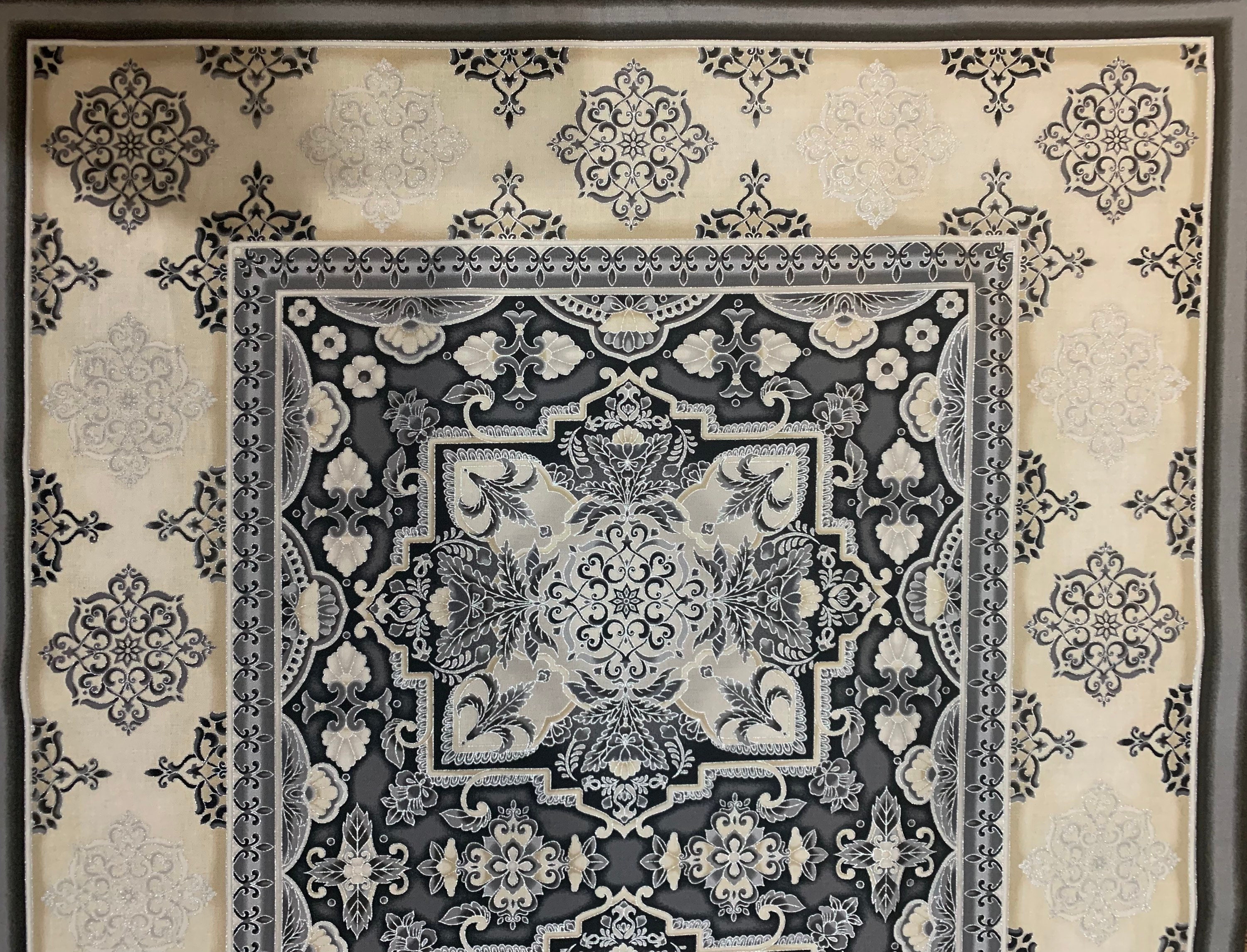 Quilting Fabric Panel. RARE Trieste by Robert Kaufman Etsy