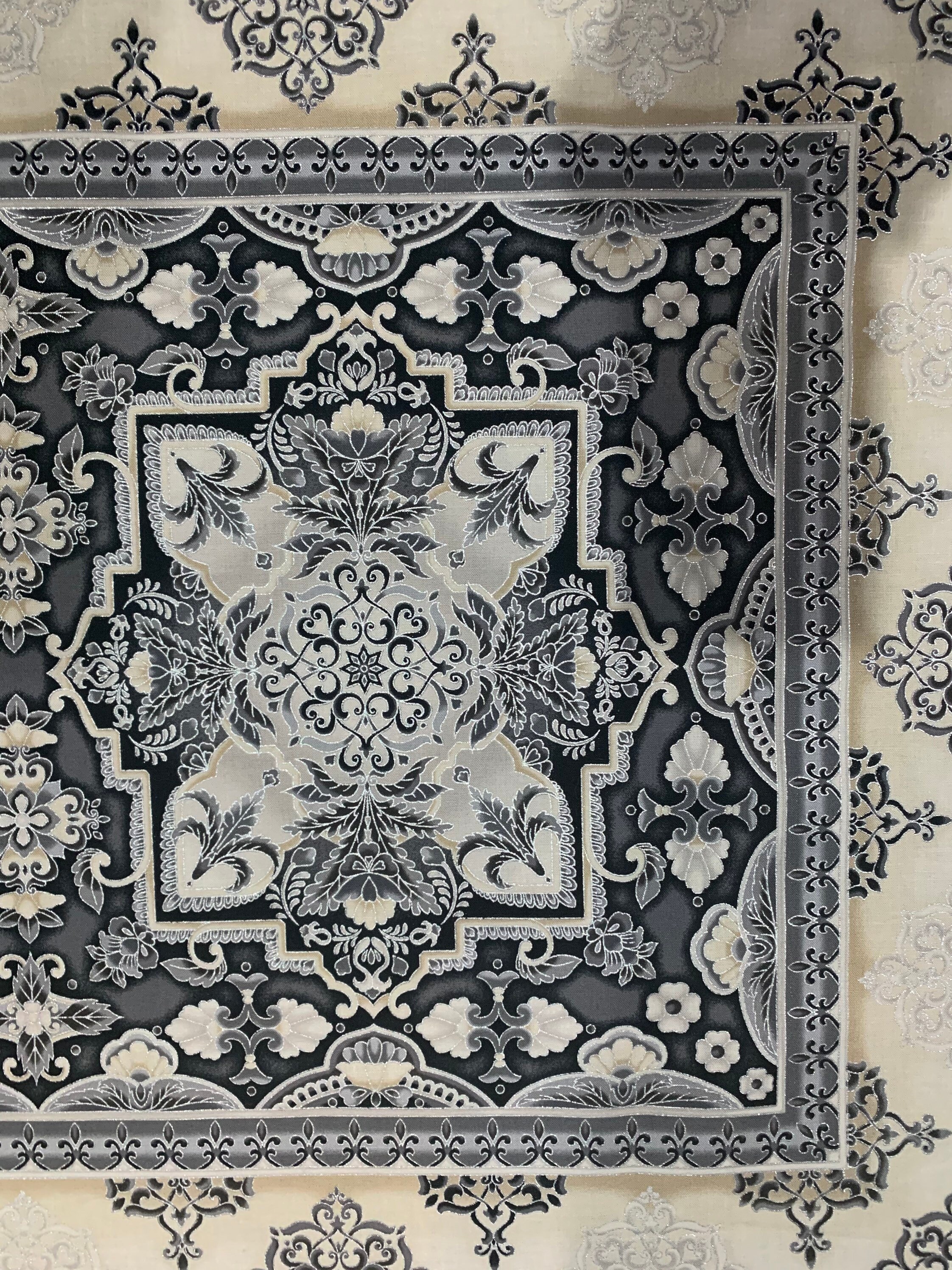 Quilting Fabric Panel. RARE Trieste by Robert Kaufman Etsy