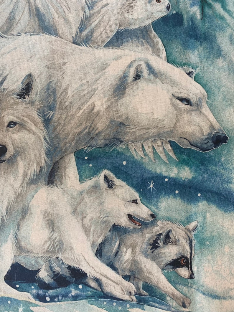 Quilting Fabric Panel. Winters Majesty by Jody Bergsma for Etsy