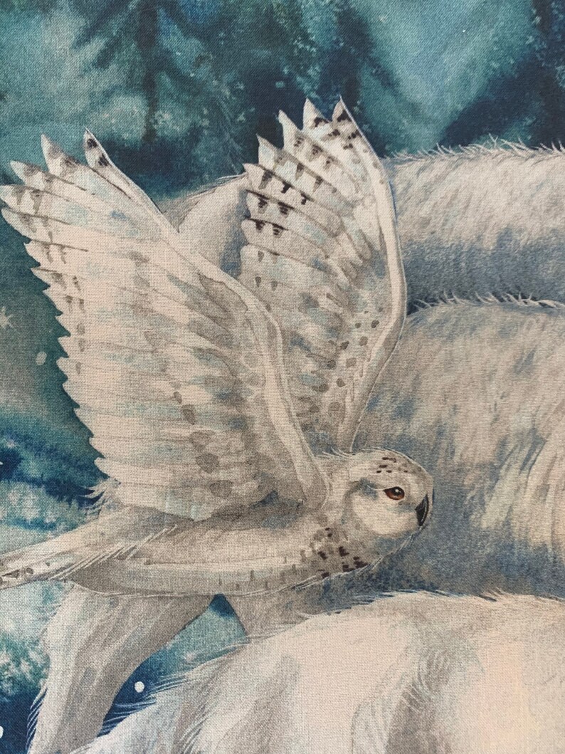 Quilting Fabric Panel. Winters Majesty by Jody Bergsma for Etsy