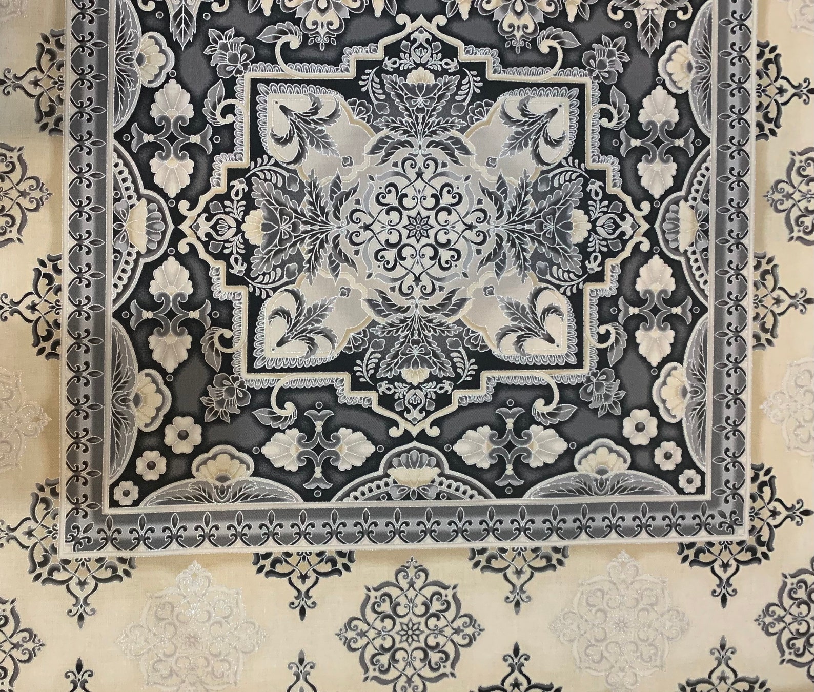 Quilting Fabric Panel. RARE Trieste by Robert Kaufman Etsy