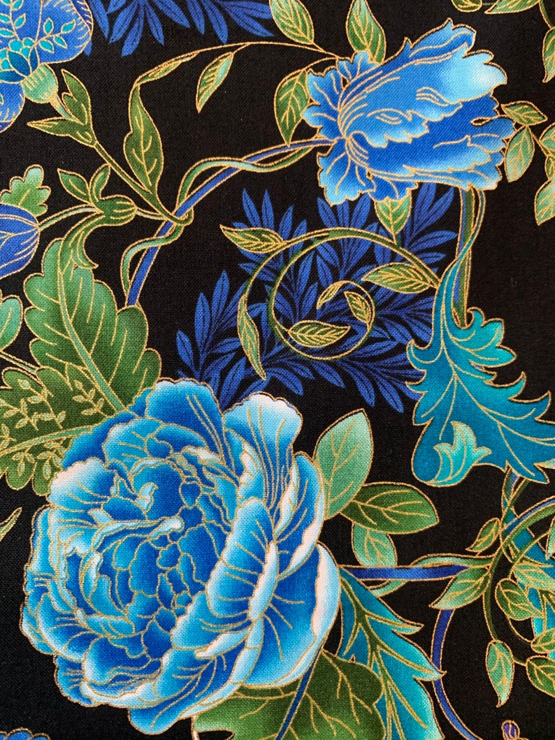 Quilting Fabric by the Yard Tree of Life by Chonga Hwang for Etsy