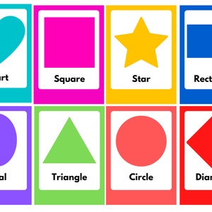 Cartes mémoire numériques Colorful Shape