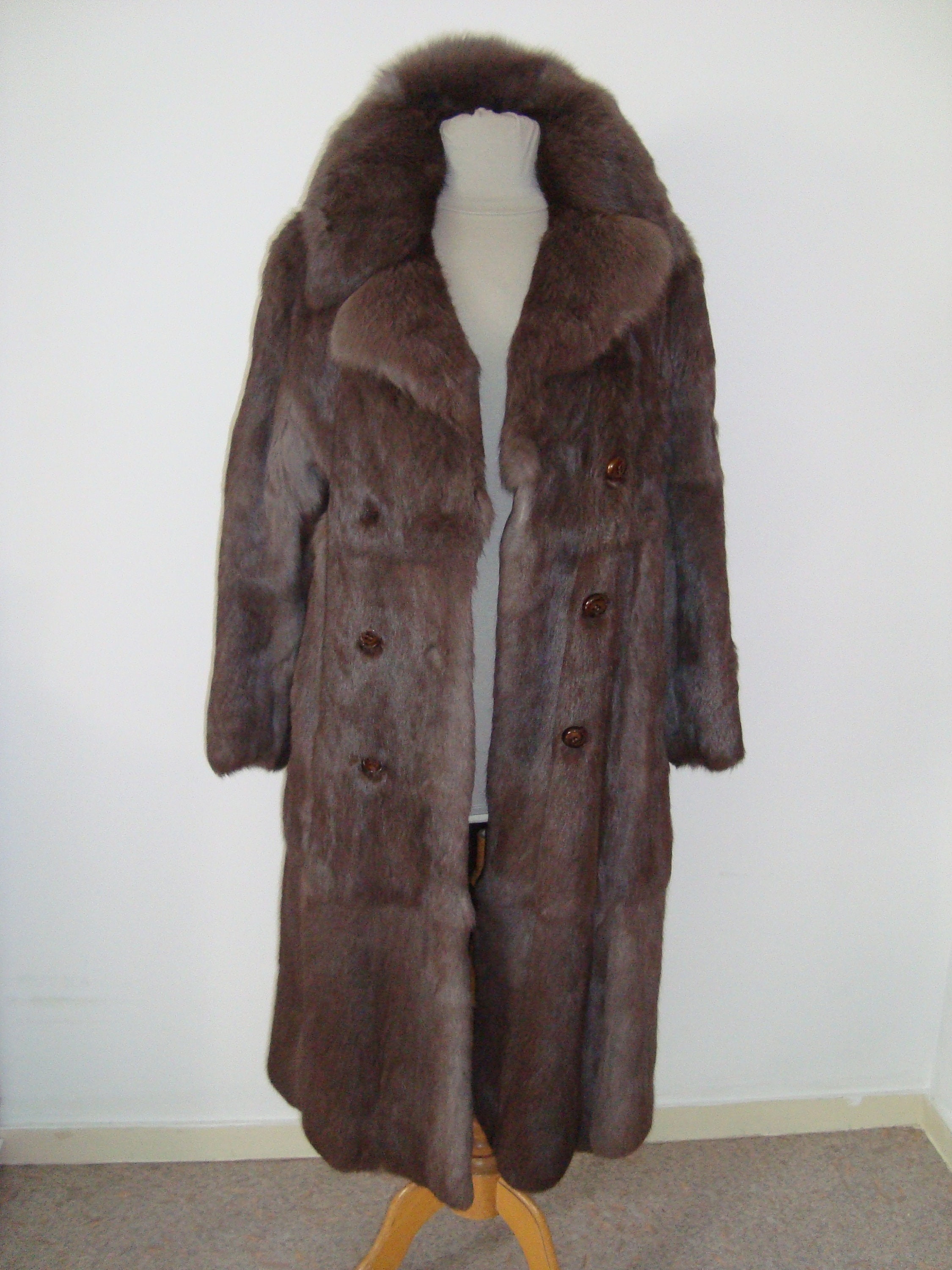 Manteau de fourrure de lapin Etsy France