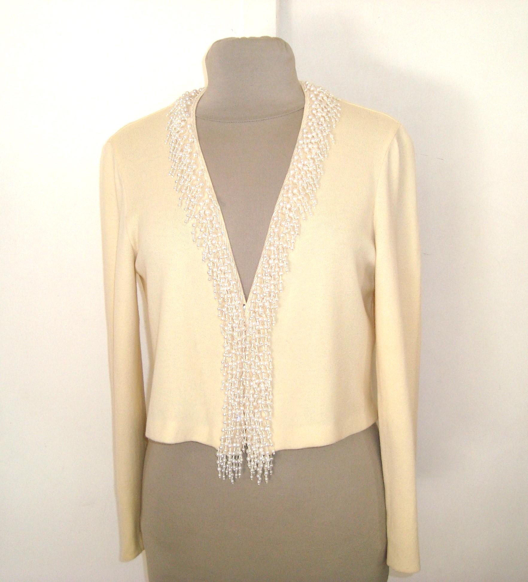 Pull Escada Grosse Maille Noir - Taille M - Coton - Fabriqué En France - Occasion Très Bon état