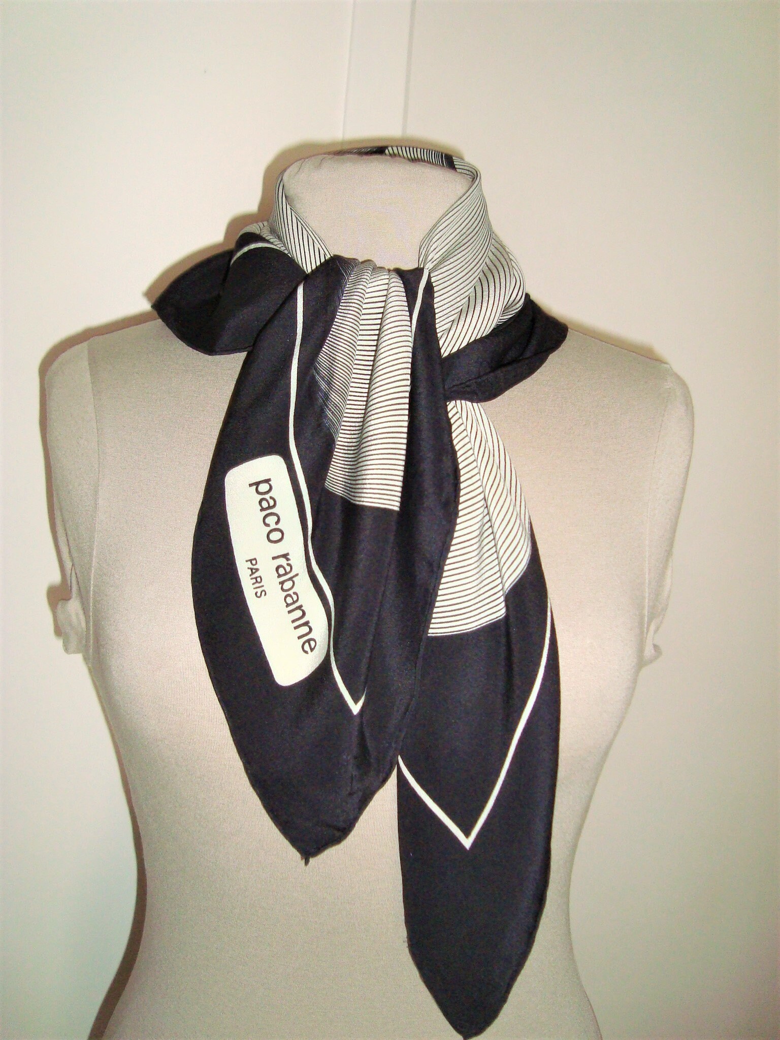 Paco Rabanne Scarf - Etsy Paco Rabanne Scarf - Etsy