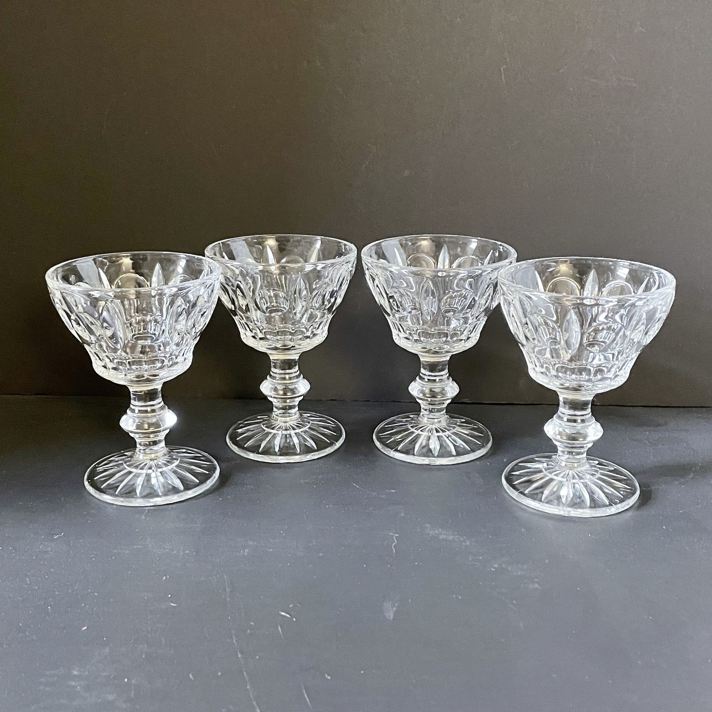 Colony Classique Cocktail Glasses, Set of 4, Vintage Barware, 3 Oz. - Etsy
