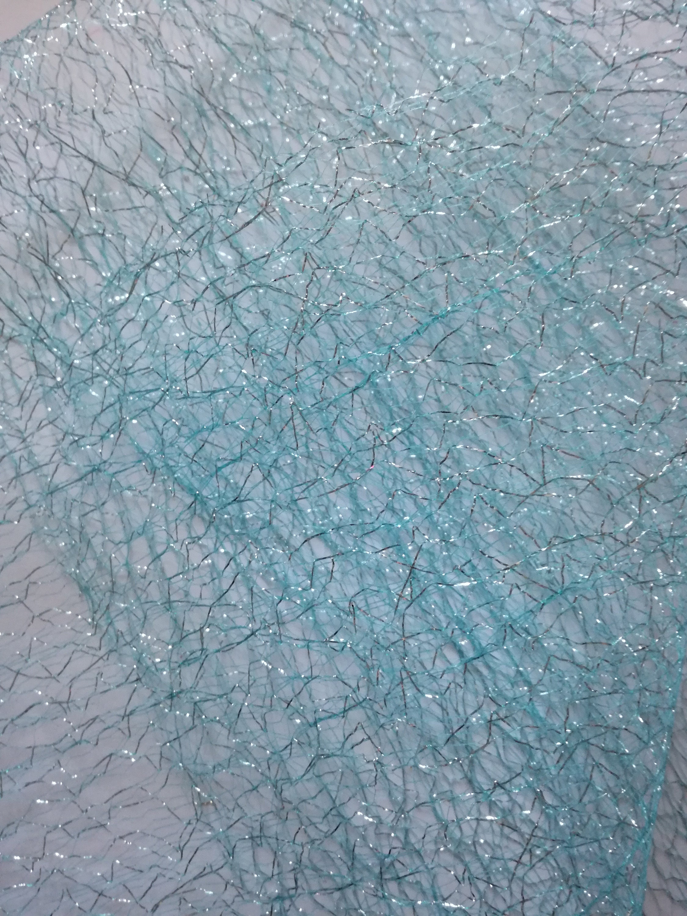 sparkly blue tulle
