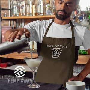 PERSONALIZED Bib APRON. Server Apron. Restaurant SWAG