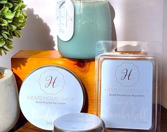 ALL SOY CANDLES/ 100% Soy/ Inspired by Lovespell and Bombshell