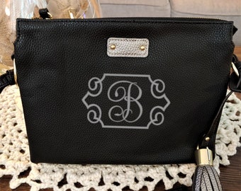 Personalized Monogrammed Shoulder Bag