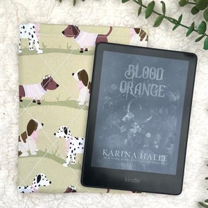 Custodia Kindle Paperwhite perfetta per tenere al sicuro i lettori digitali / Cotone / Fatto a mano / Booktok / Regalo libresco / E-reader / Copertina imbottita