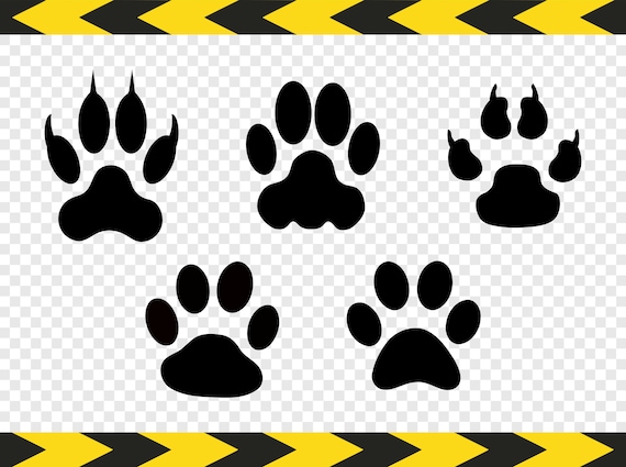 Paw print SVG Hund Katze Wolf Aufkleber schneiden Dateien | Etsy