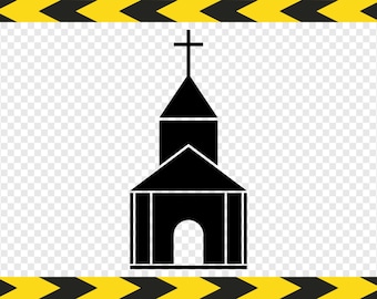 Church SVG Clipart Christian SVG files for Cricut Silhouette Dxf Pdf Png