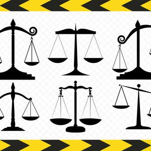 Kitchen scale SVG Weight Scales of justice Bundle Clipart Cut files for Cricut silhouette Dxf Pdf Png files