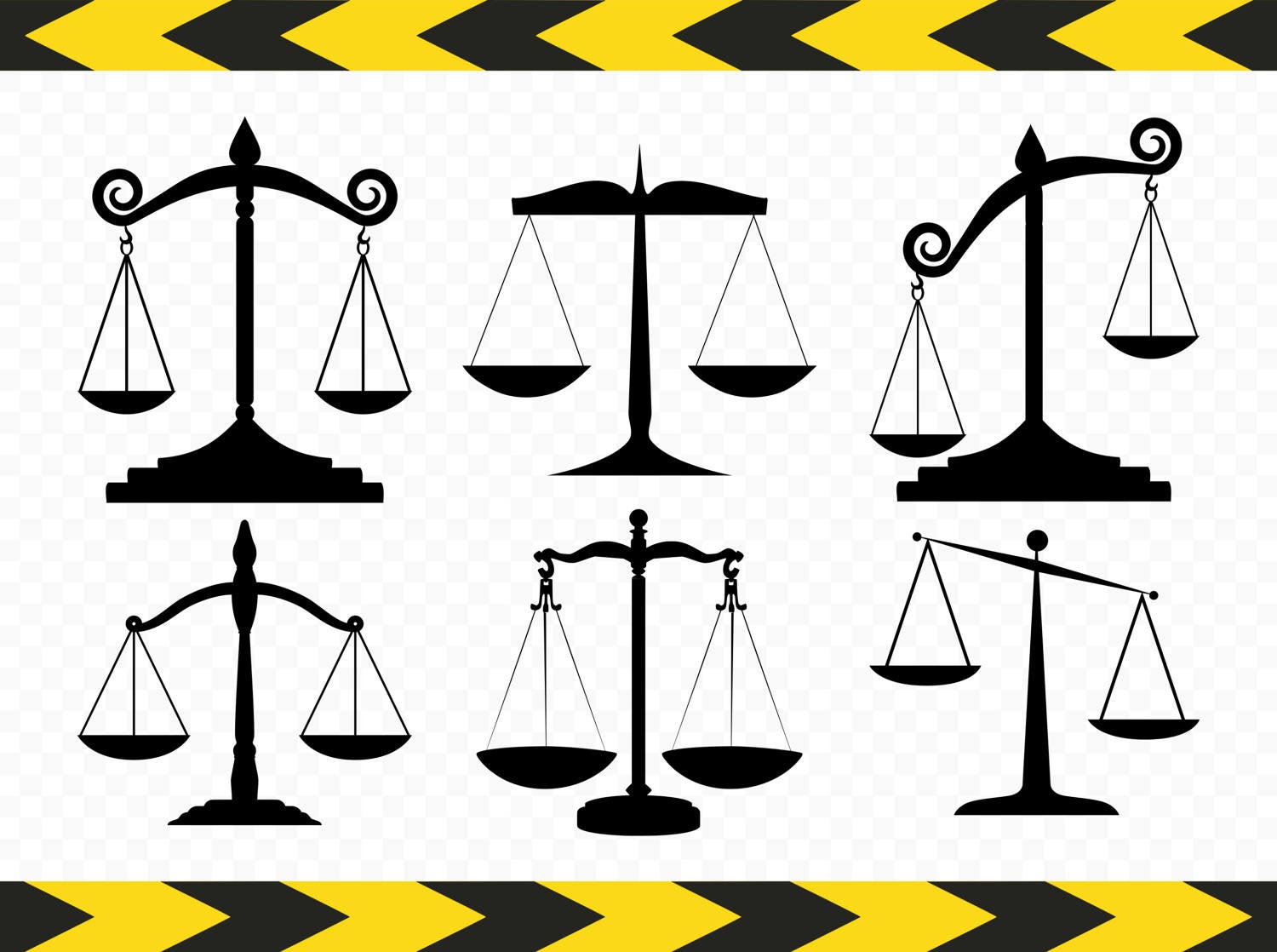 Scale Svg Weight Scale Svg Silhouette Cutting File Justice Clipart