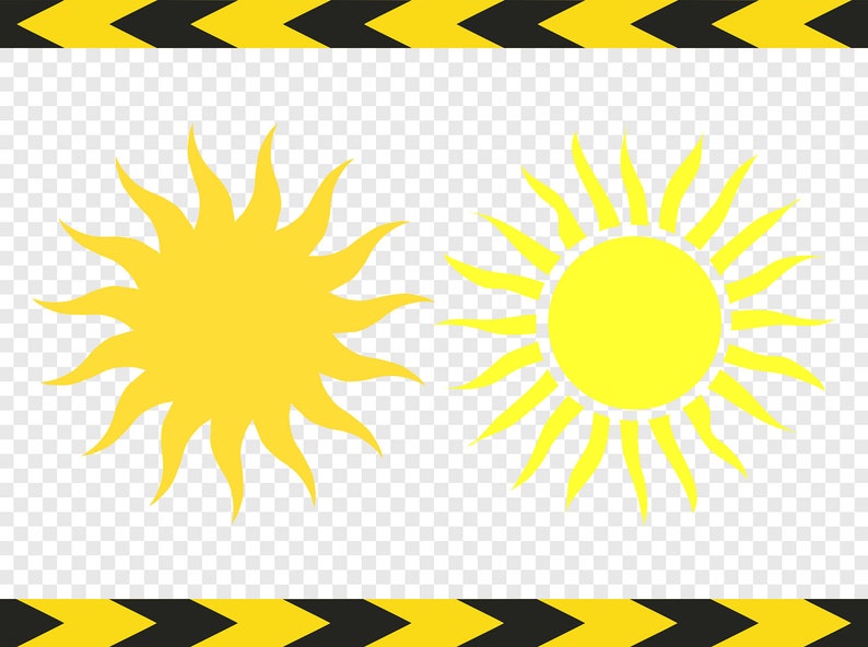 Download Sun SVG-Dateien für Cricut Silhouette Frühjahr DXF PDF Png | Etsy