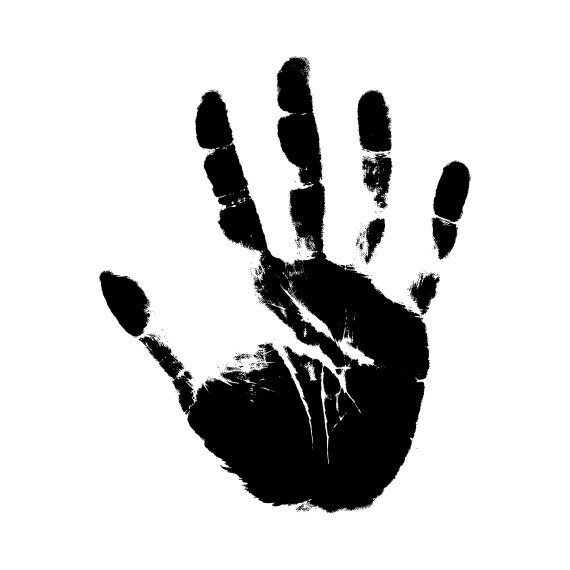 Download Svg Files For Cricut Silhouette Cameo Clipart Hand Print Etsy