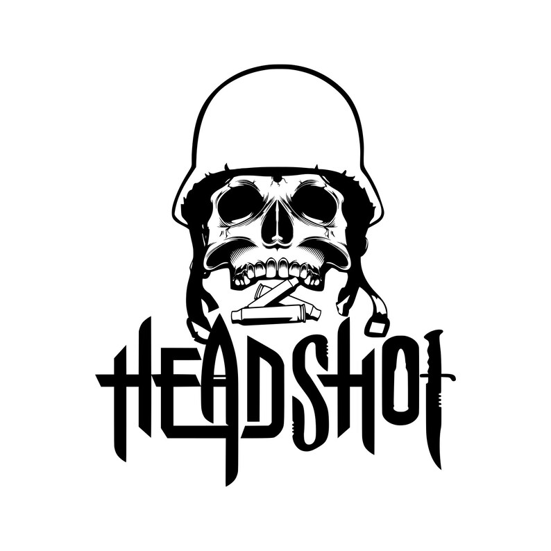 Download Skull SVG Army death soldier SVG Head shot Cricut Vinyl ...