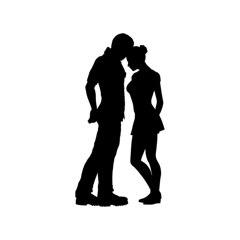 Download Valentine svg designs Couple SVG files for silhouette Lovers | Etsy