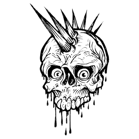 Download Skull SVG Cut files for Cricut Silhouette downloads Vinyl cut | Etsy