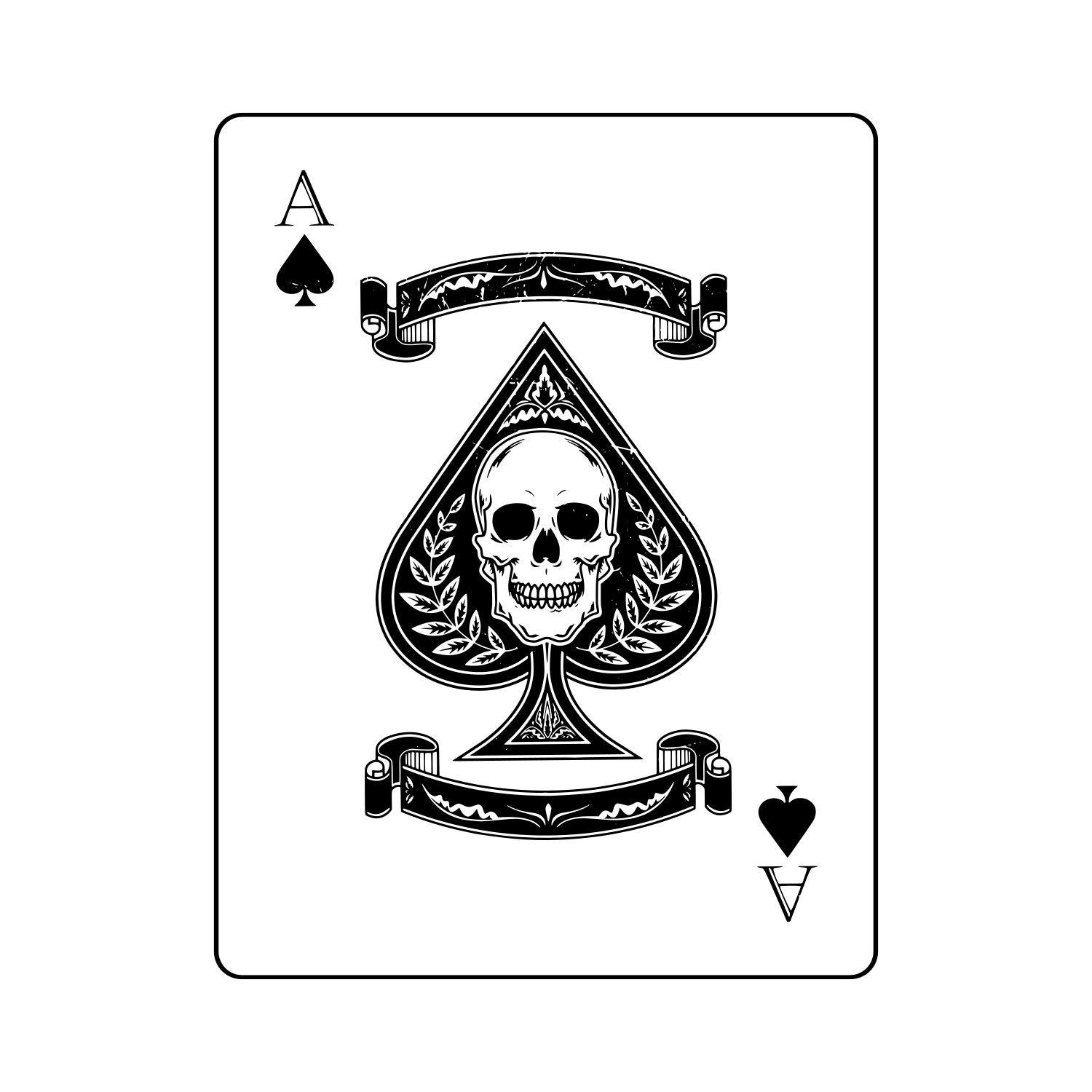 Playing Cards SVG Download Ace of Spades Svg Playing Cards -  Denmark