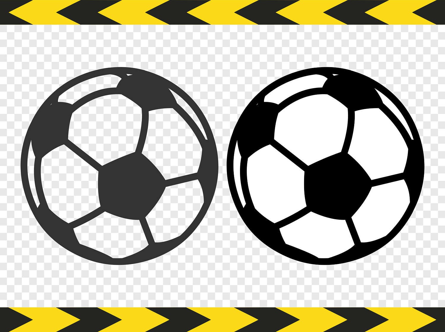 Soccer Ball SVG DIY Decal Files for Cricut Silhouette Clipart - Etsy