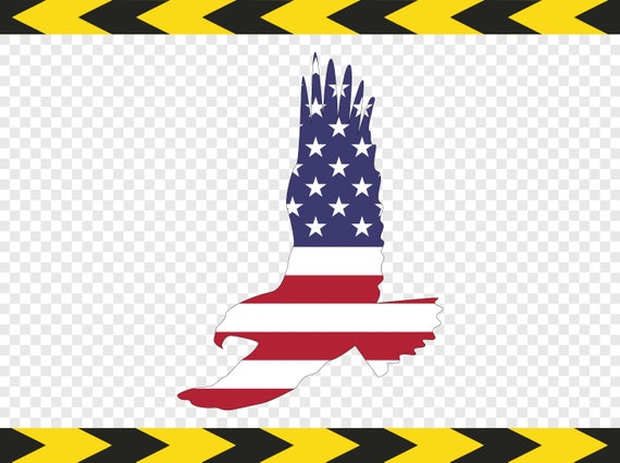 Download Eagle flag Svg Decal USA American flag Cut files for ...