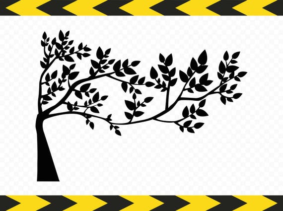 Tree SVG Clipart DIY decor Wall decal Scrapbook Dxf Pdf Png Cut files for Cricut Silhouette