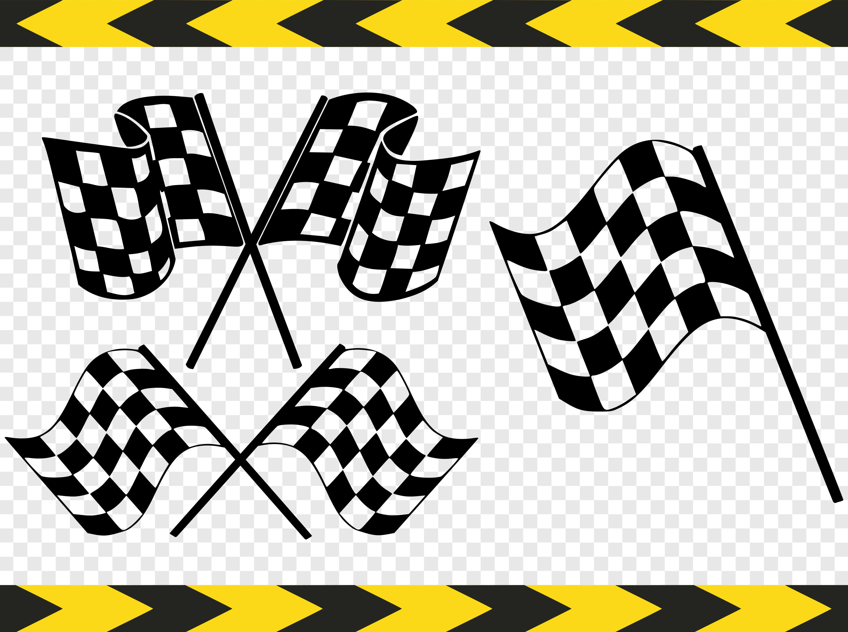 Checkered Flag Svg Clipart Racing Finish Flags Vector Svg Cut Etsy My