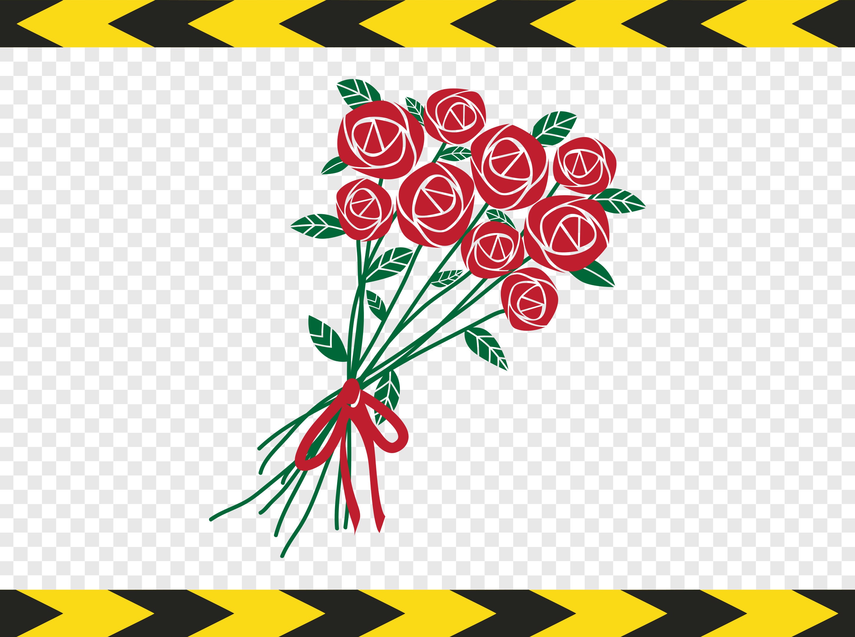 Download Roses bouquet Flower Svg Wedding Birthday Clipart Cut ...