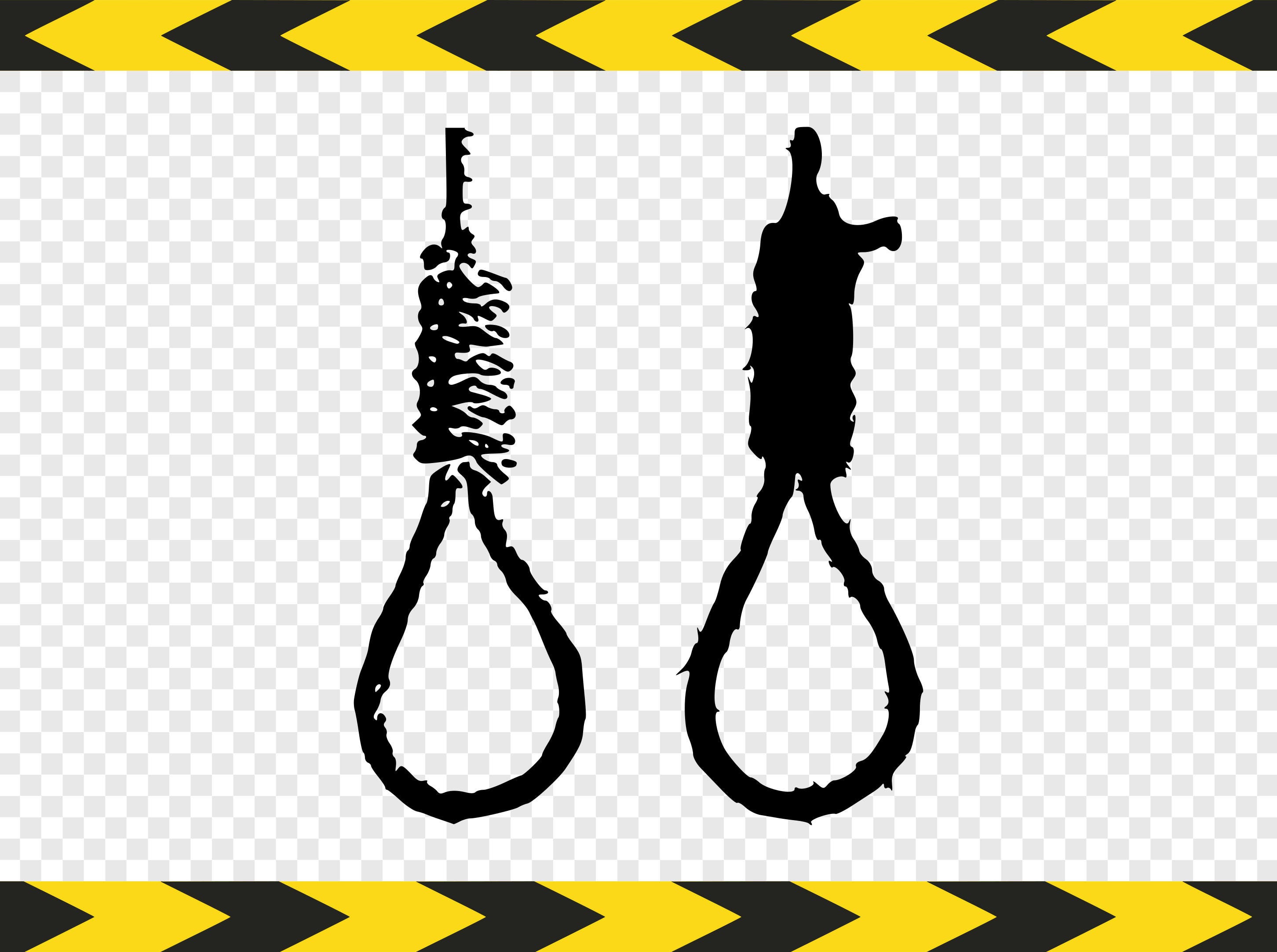 Hangman noose SVG Hanging rope clipart Cut files for Etsy