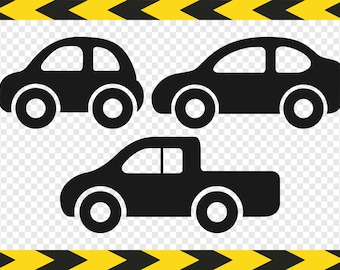Car Svg cut file for Silhouette Cricut Clipart Clip art Sure cuts a lot Dxf Pdf Png files