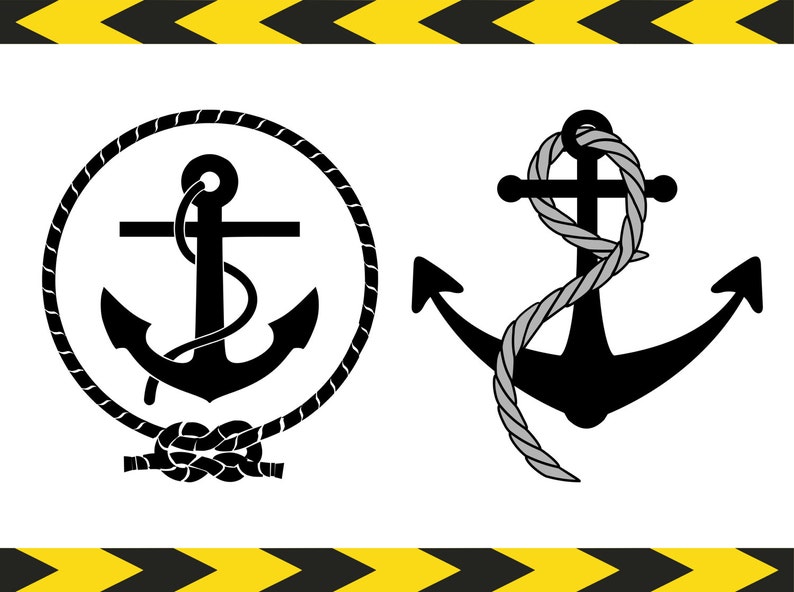 Download Anchor SVG file Nautical svg Cut files for silhouette ...