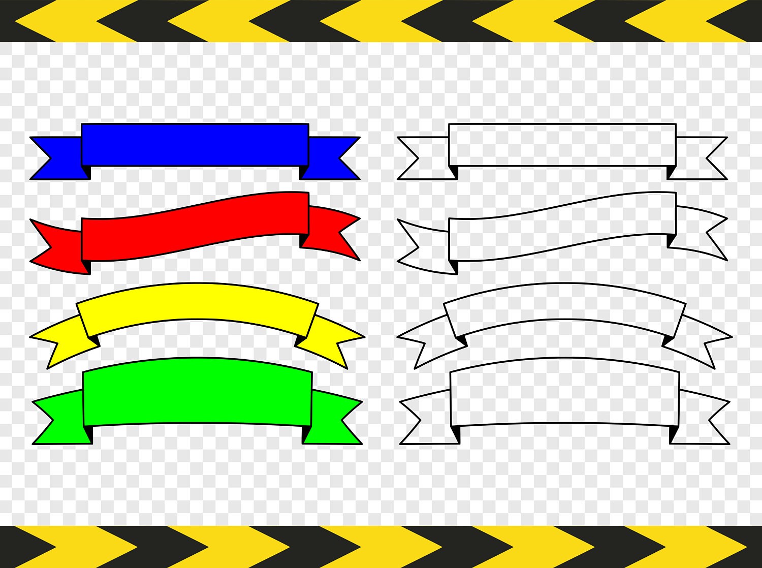 Download Ribbon banner SVG Clipart Cut files for Cricut Silhouette ...