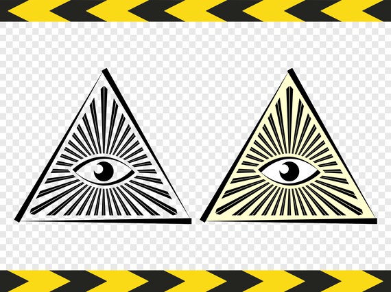 Illuminati Symbols SVG Pyramid Clipart Eye of Providence Cut Files for  Cricut Silhouette DXF Pdf Png - Etsy Norway