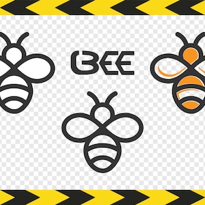 Bee Svg Clipart Instant download Cricut designs Bumble bee cut out Scrapbook Dxf Pdf Png files
