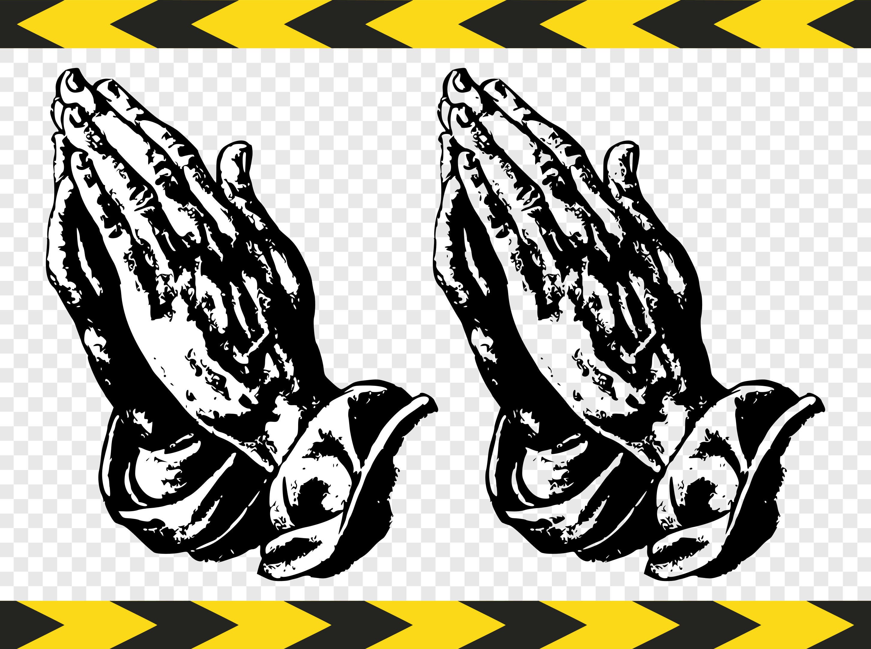 Download Christian Svg Pray Prayer Praying hands Clipart Dxf Pdf ...