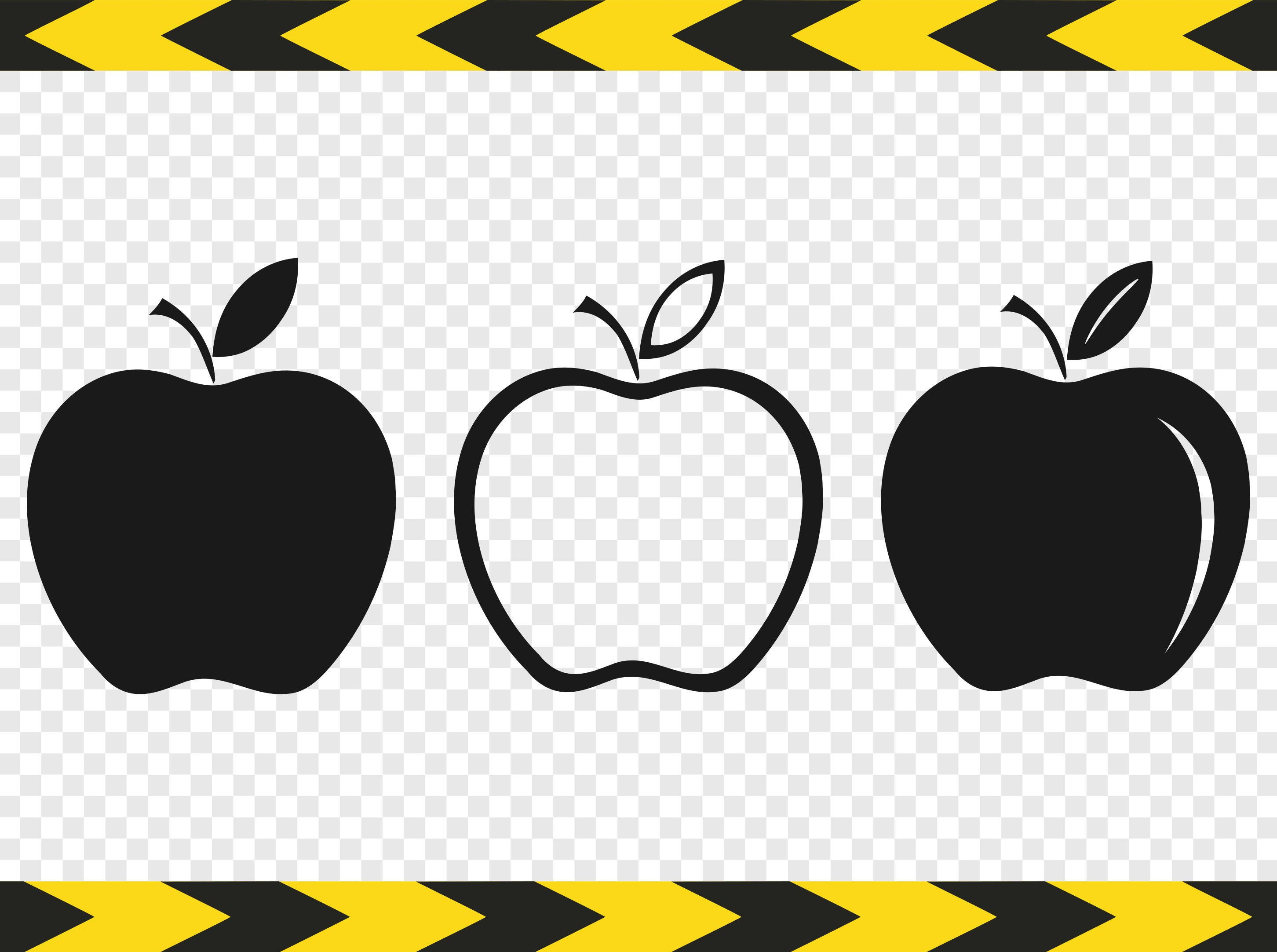 Download Apple Svg Clip art Clipart Monogram frame Cricut ...