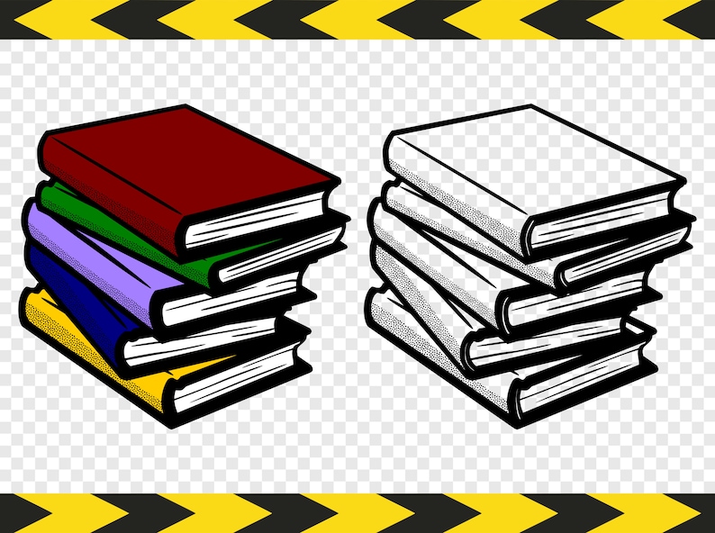 Download Book clipart Commercial use Pile of Books SVG Cut files ...