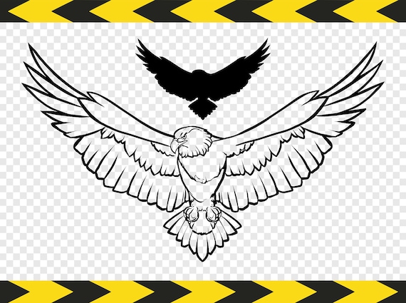 Download Eagle SVG decal Cut files for Silhouette Cricut Clipart ...