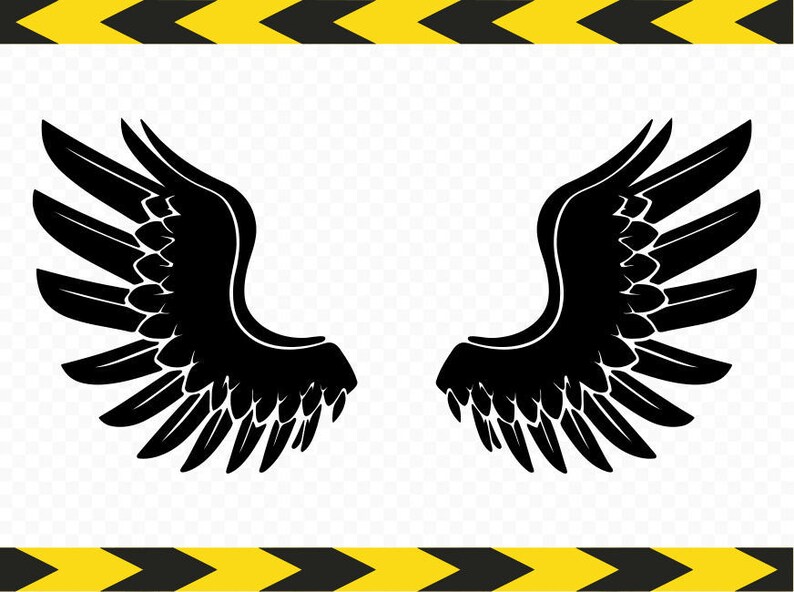 Download Angel wings SVG cut files for Cricut Clipart Printable ...