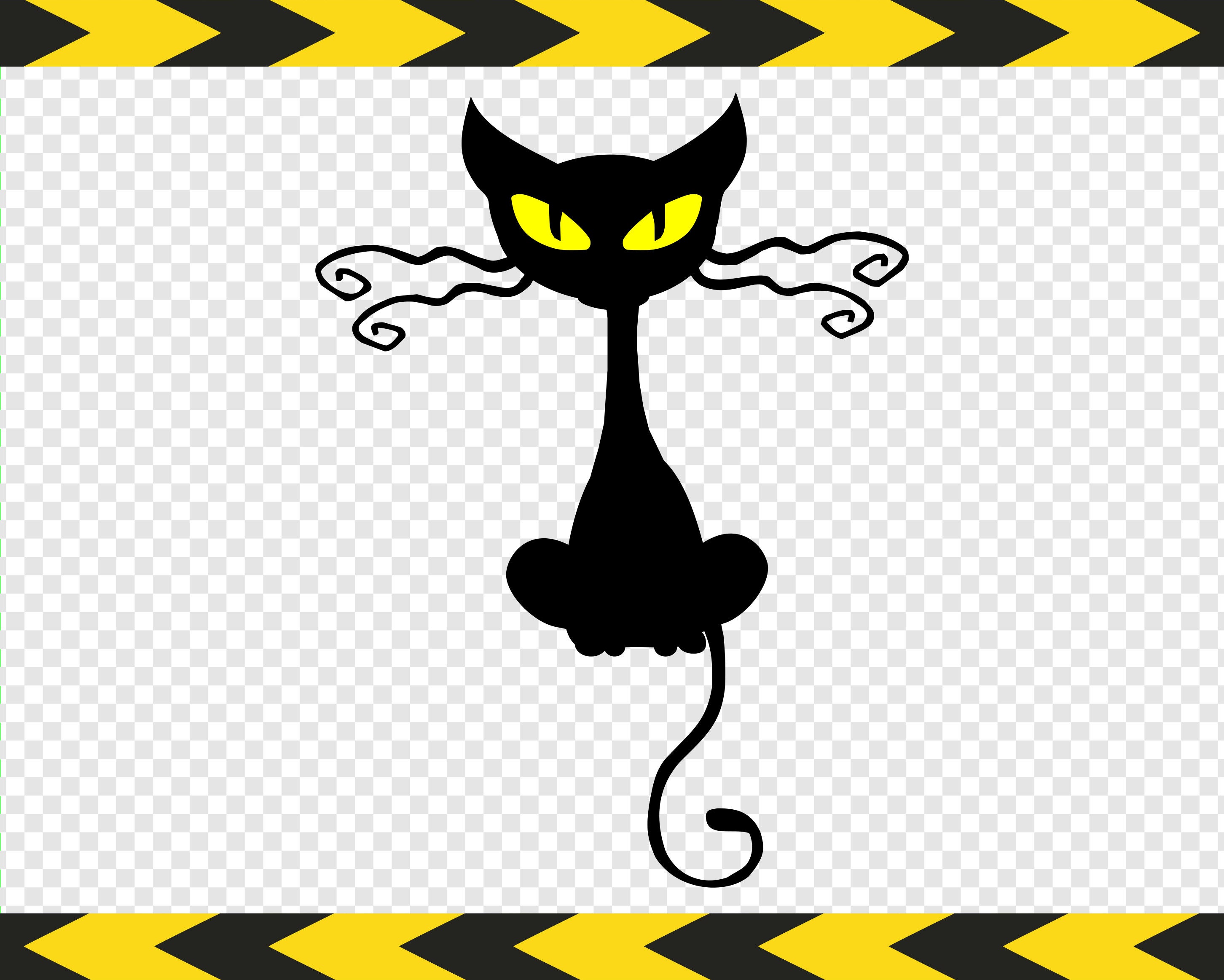 Halloween cat SVG Dxf Clipart Horror Decor Pdf Png Cut files | Etsy