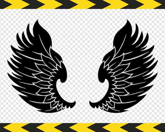 Download SVG cut files for Cricut Angel wings Clipart DXF PDF Png ...