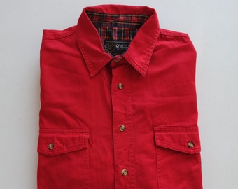 red denim shirt womens