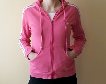 pink adidas windbreaker womens